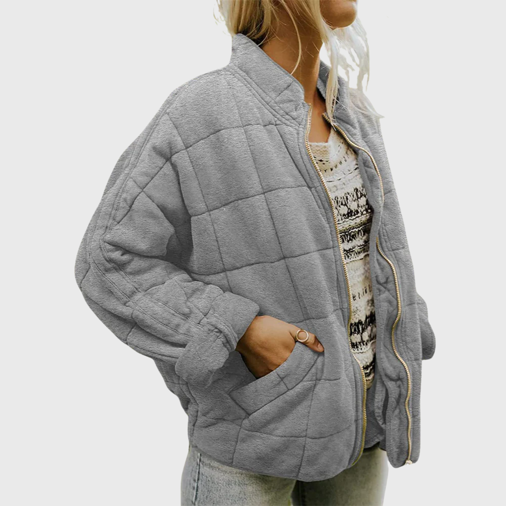 Amy | Quilted jacket with an elegant oversized look