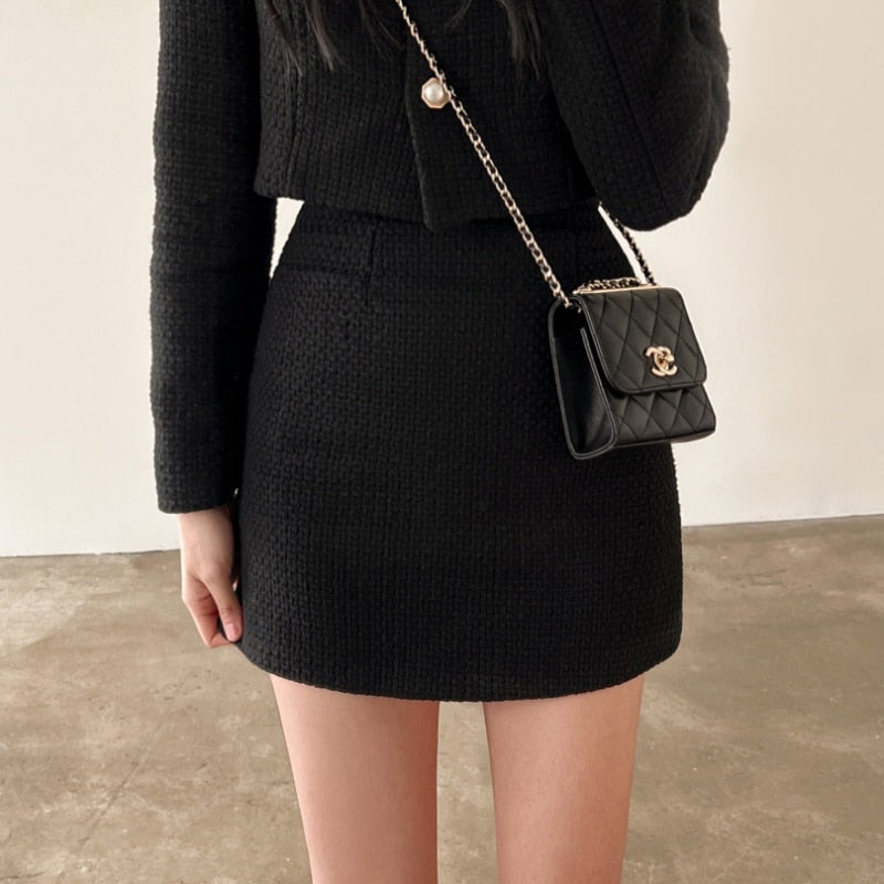 Armanda® | Elegant Rock Und Blazer Set