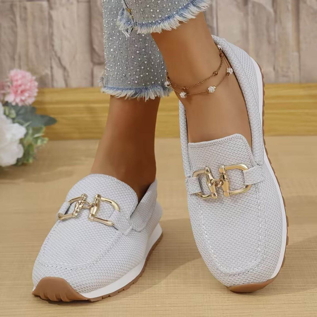 Serenity™| Comfort Slip-On Loafers with Buckle