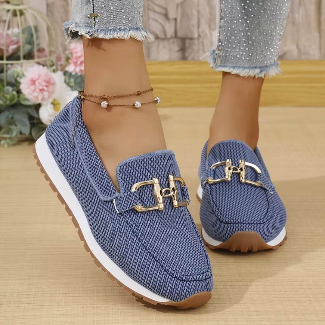 Serenity™| Comfort Slip-On Loafers with Buckle