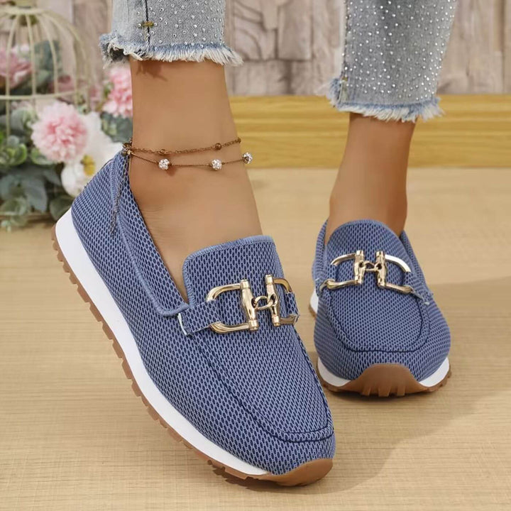 Serenity™| Comfort Slip-On Loafers with Buckle