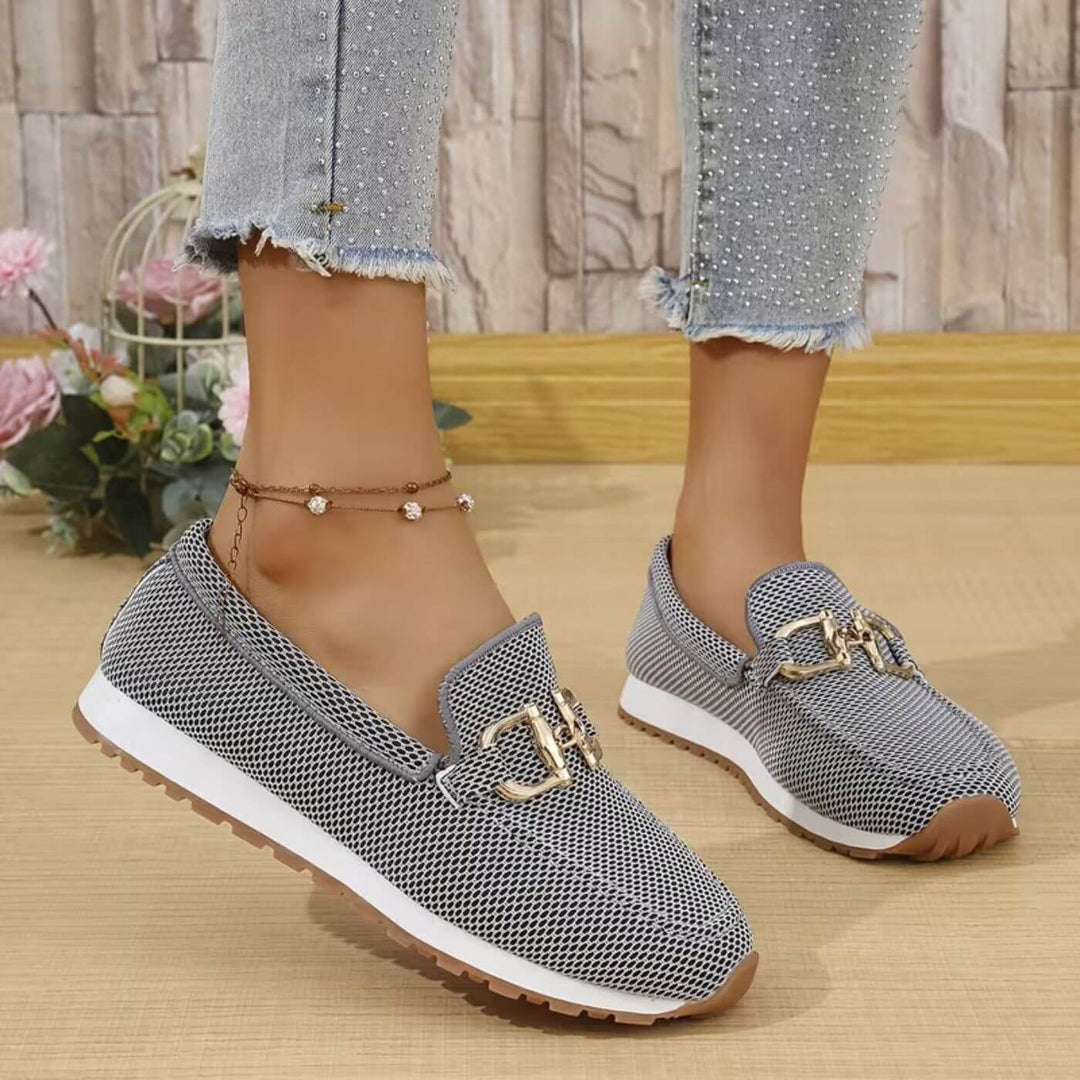 Serenity™| Comfort Slip-On Loafers with Buckle