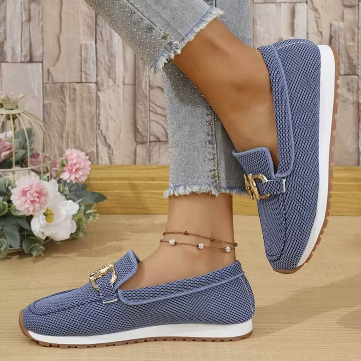 Serenity™| Comfort Slip-On Loafers with Buckle