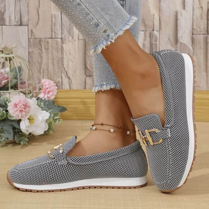 Serenity™| Comfort Slip-On Loafers with Buckle