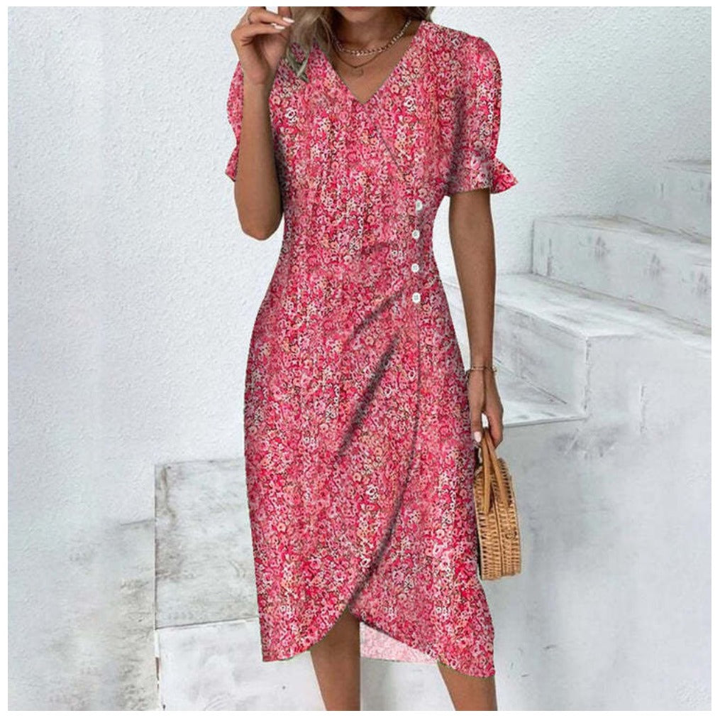 Yara® | Fine Dress With Buttons