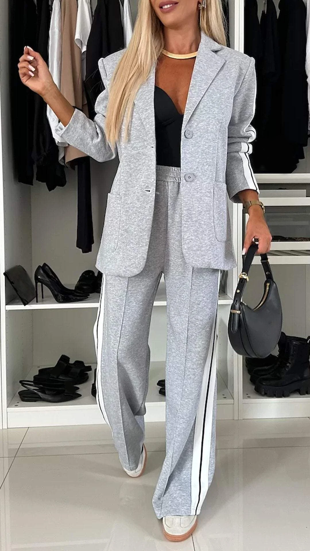 Johana® | Two-Piece Striped Suits