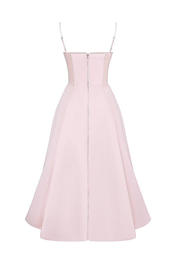 Lorraine® | Strapless V-neck sleeveless tutu maxi dress