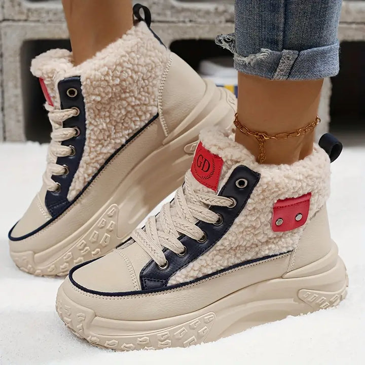 Edna | Waterproof plush ankle boots