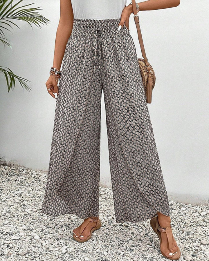 Emilia® | Women'S Trousers With Geometric Print