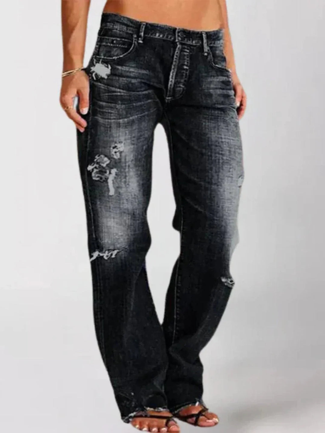 Alessia® | Elegant Low-Rise Jeans