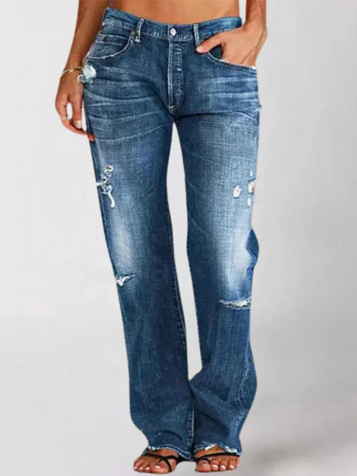 Alessia® | Elegant Low-Rise Jeans