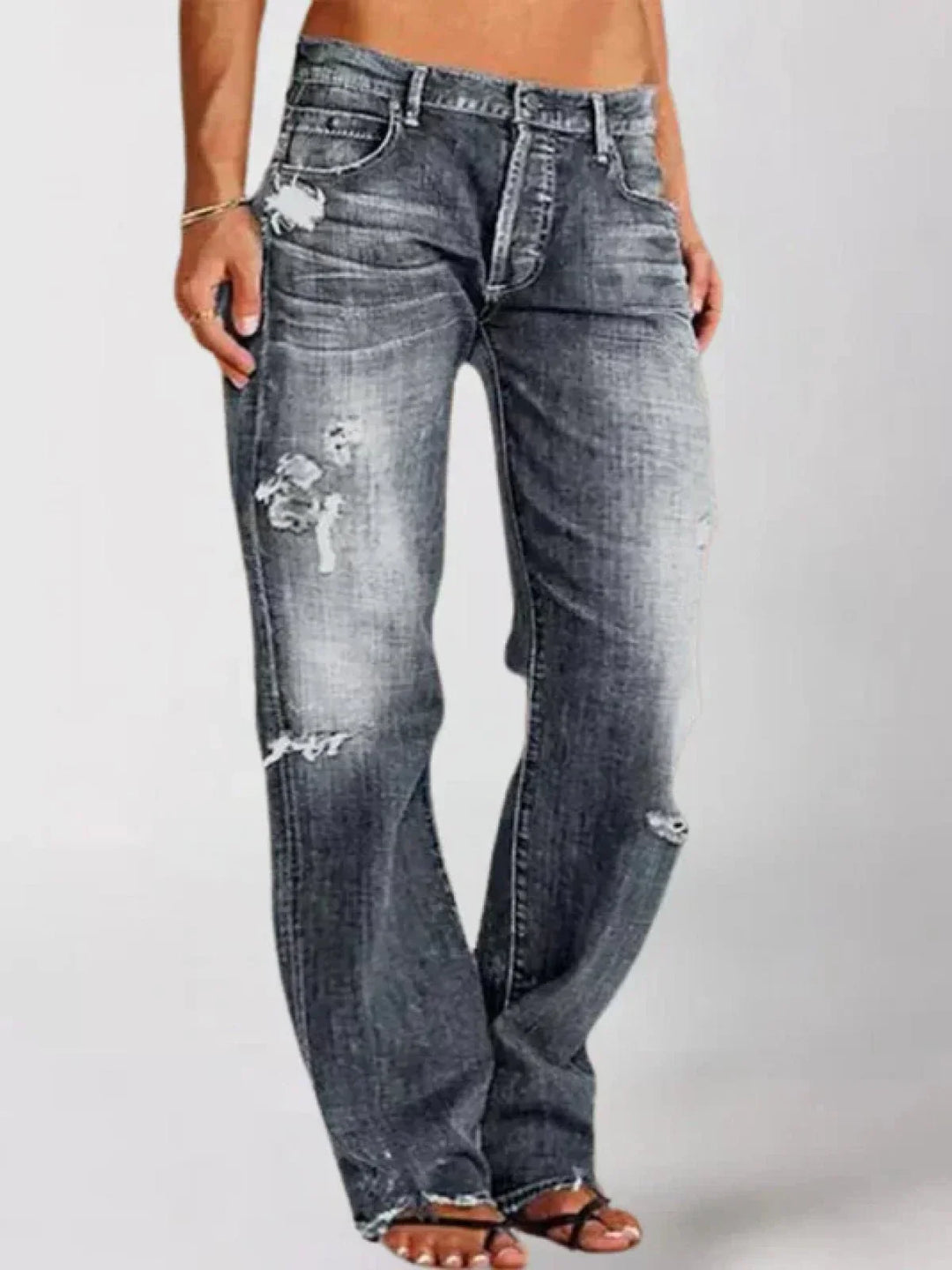 Alessia® | Elegant Low-Rise Jeans