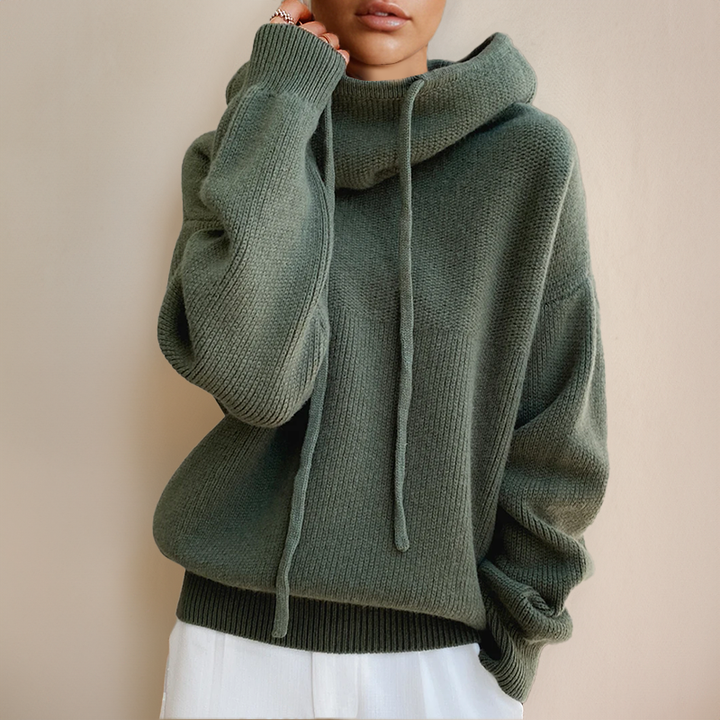 Delfina  | Elegant turtleneck sweater made of merino wool