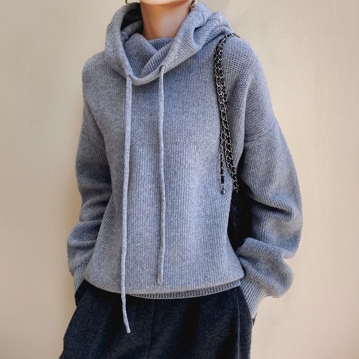 Delfina  | Elegant turtleneck sweater made of merino wool