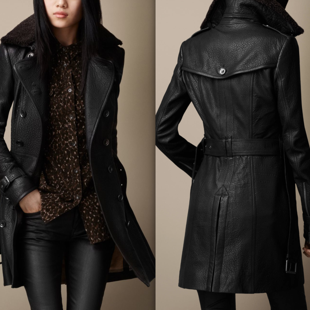 Maria Fernanda | Black leather jacket