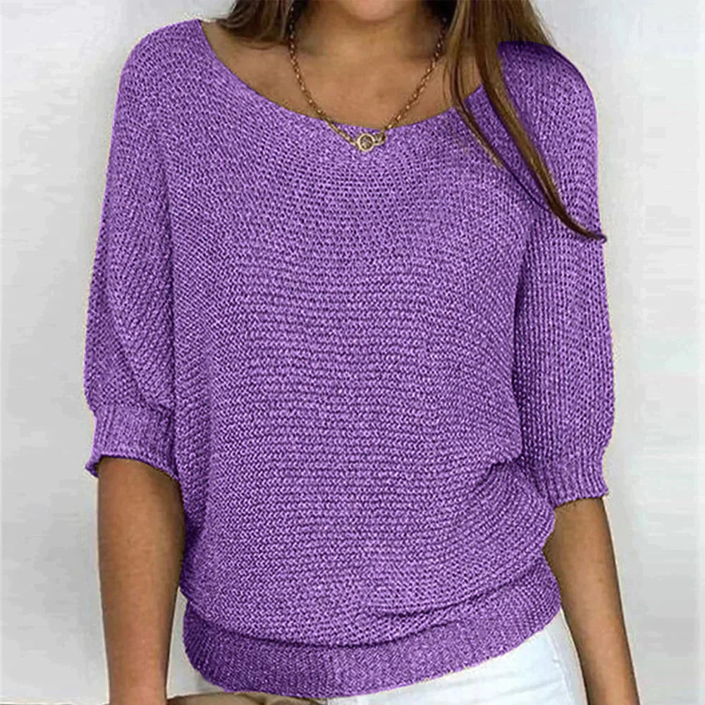 Virginia® | Sleeveless 3/4-Length Blouse With Crocodile Pattern.