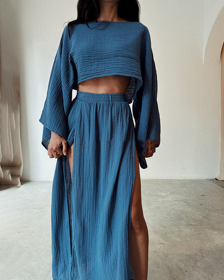 Antonella® | Two-Piece Set Flowy Split In