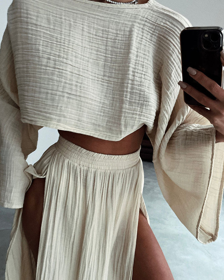 Antonella® | Two-Piece Set Flowy Split In