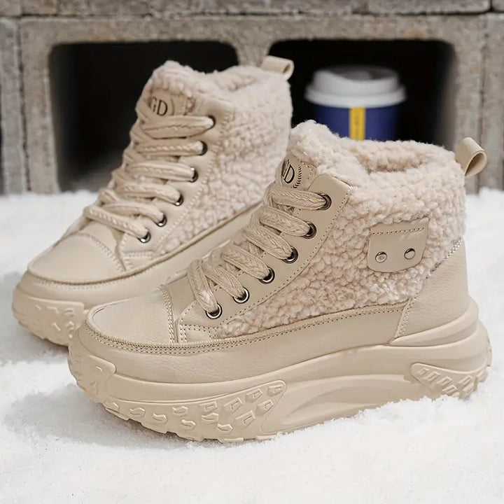 Edna | Waterproof plush ankle boots
