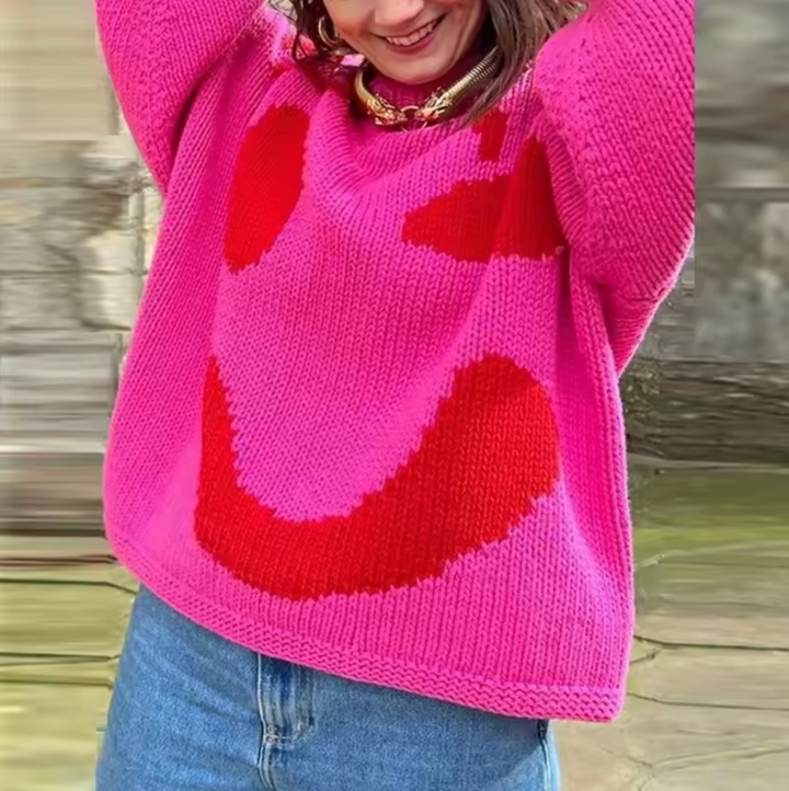 Ursula | Oversized cotton knit sweater