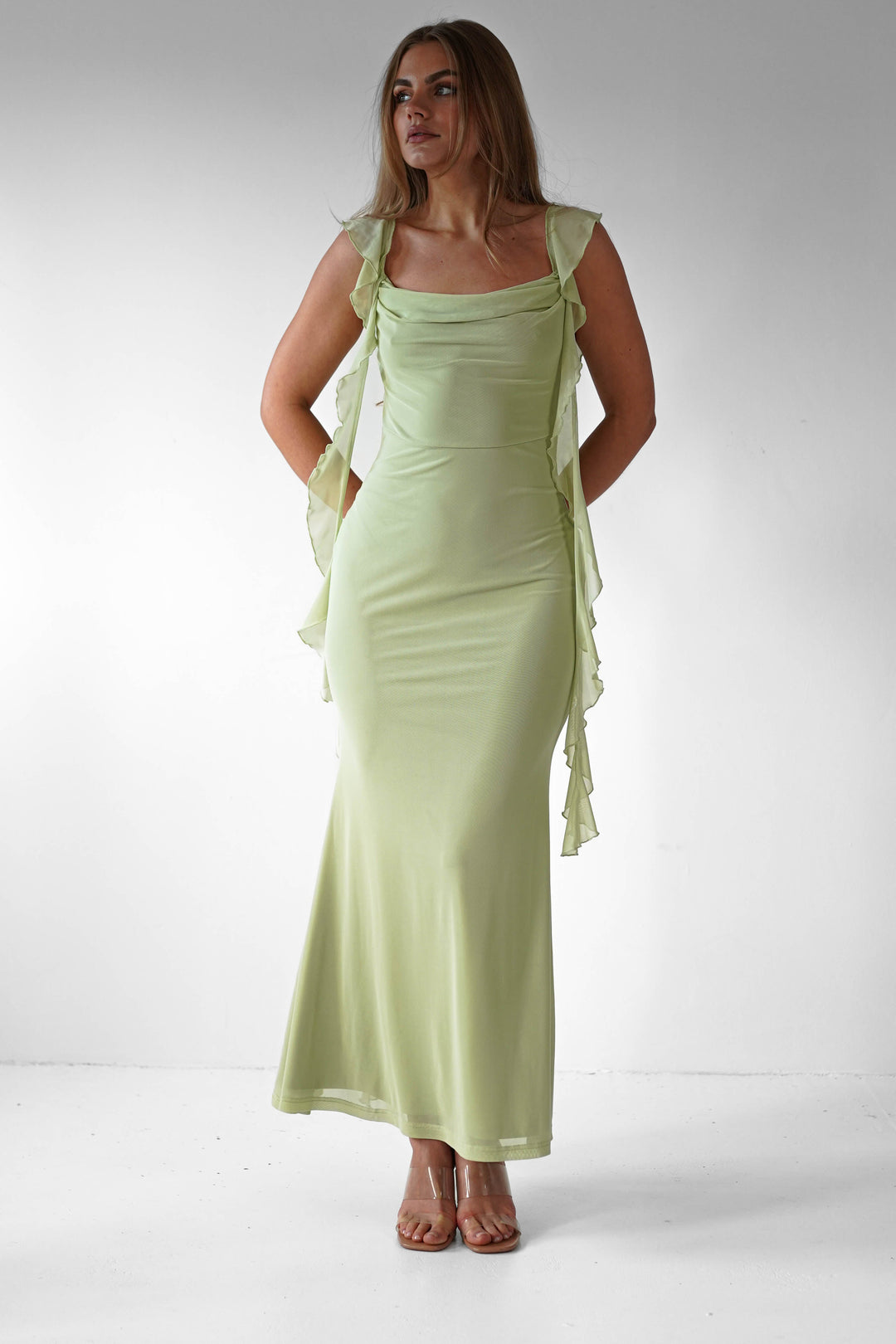 Salma® | Sutton Ruffle Midaxi Dress