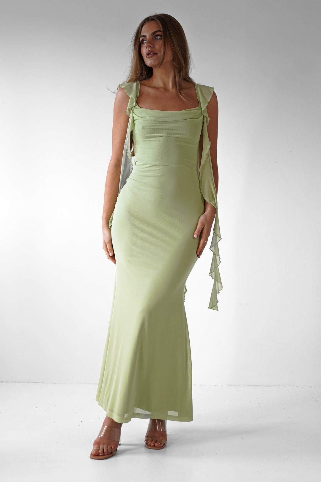 Salma® | Sutton Ruffle Midaxi Dress