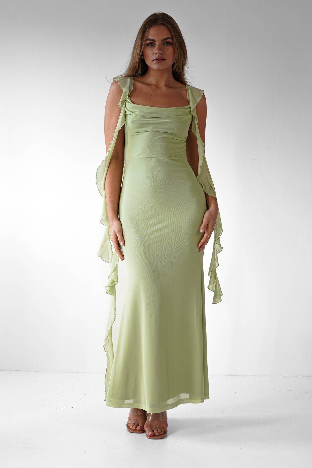 Salma® | Sutton Ruffle Midaxi Dress
