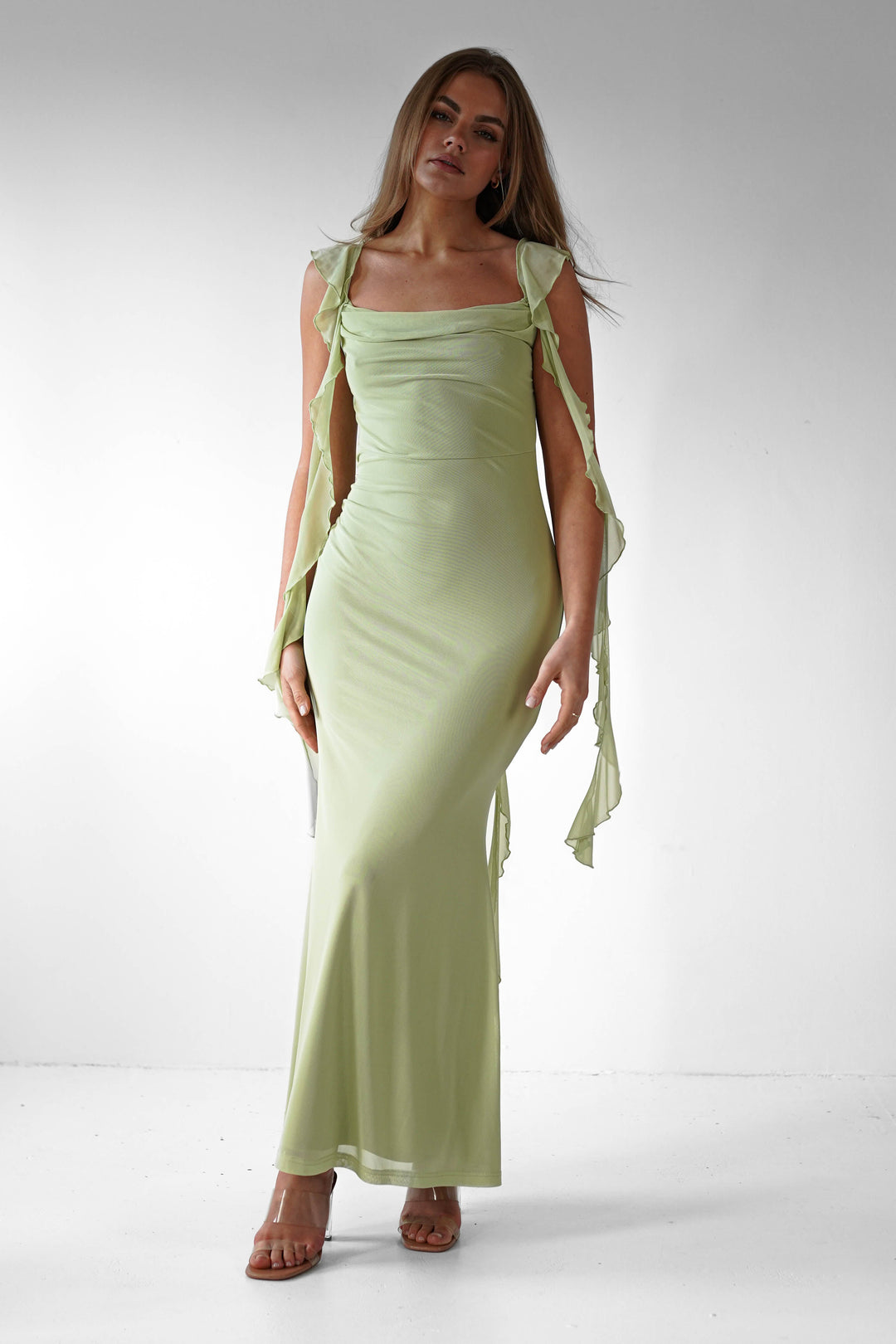 Salma® | Sutton Ruffle Midaxi Dress