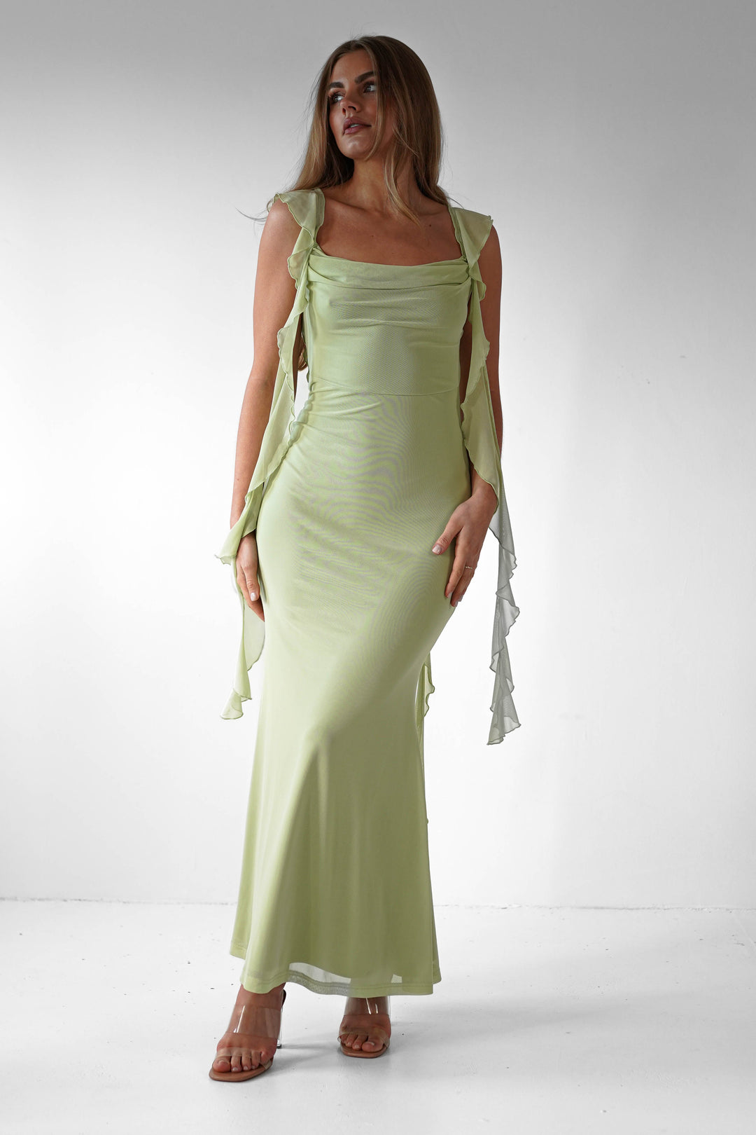 Salma® | Sutton Ruffle Midaxi Dress