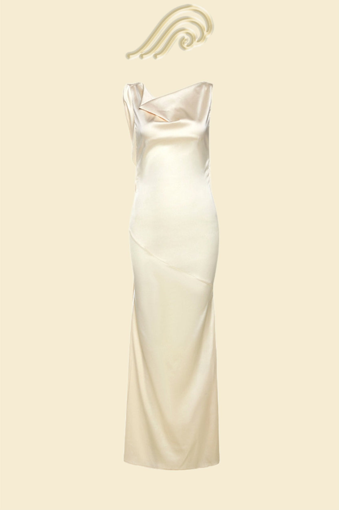 Tamara® | Cowlies Backless Satin Maxi Dress