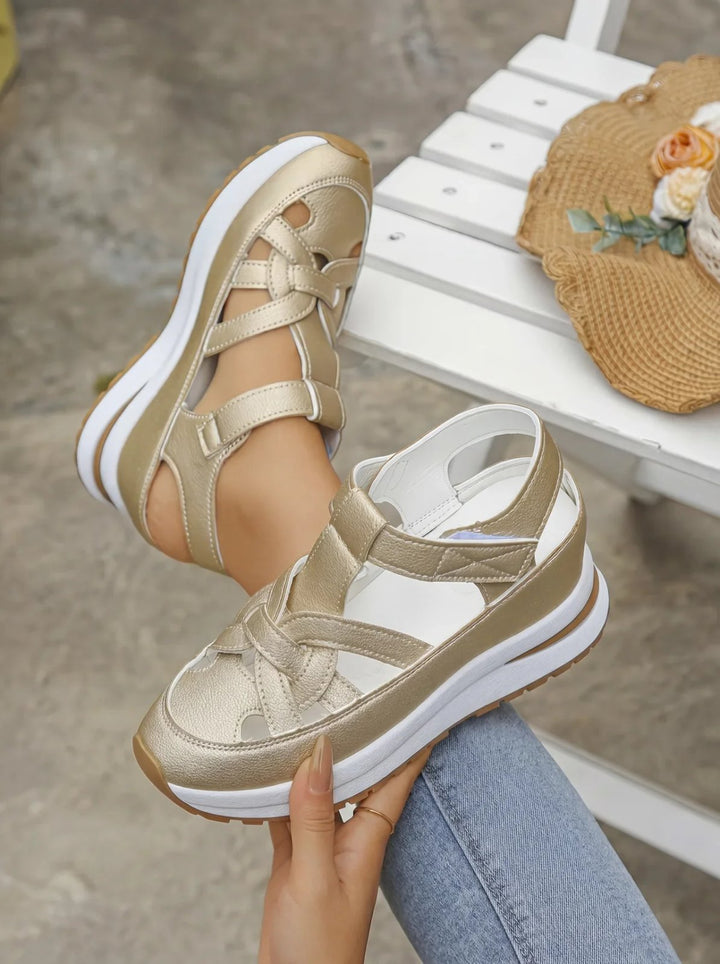 Emma™ | Cushioned Wedge Comfort Sandals