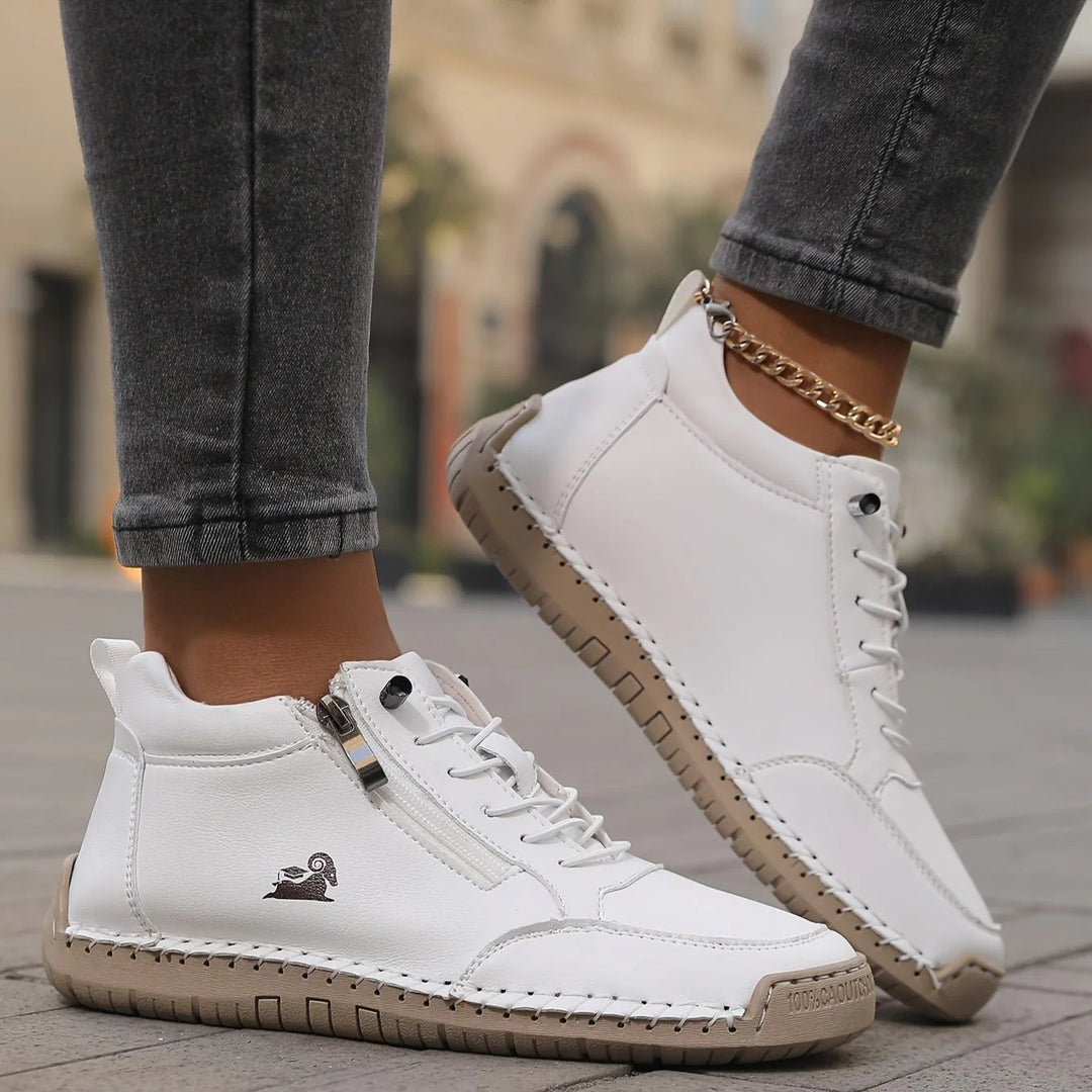 Samantha™ | Orthopedic Zip-Up Wide Fit Sneakers