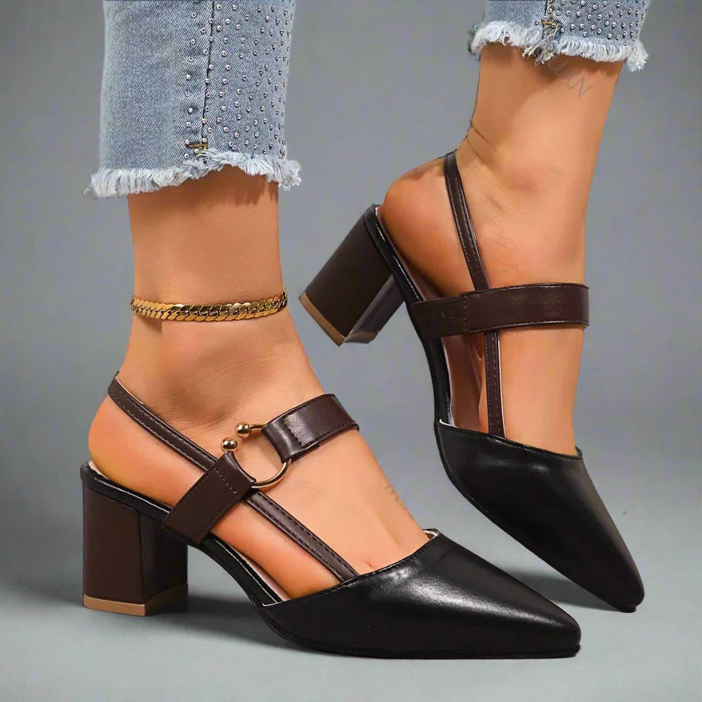 Ivy™ | Cushioned Slingback Block Heels