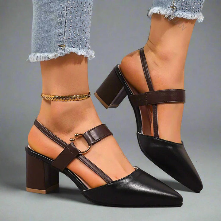 Ivy™ | Cushioned Slingback Block Heels