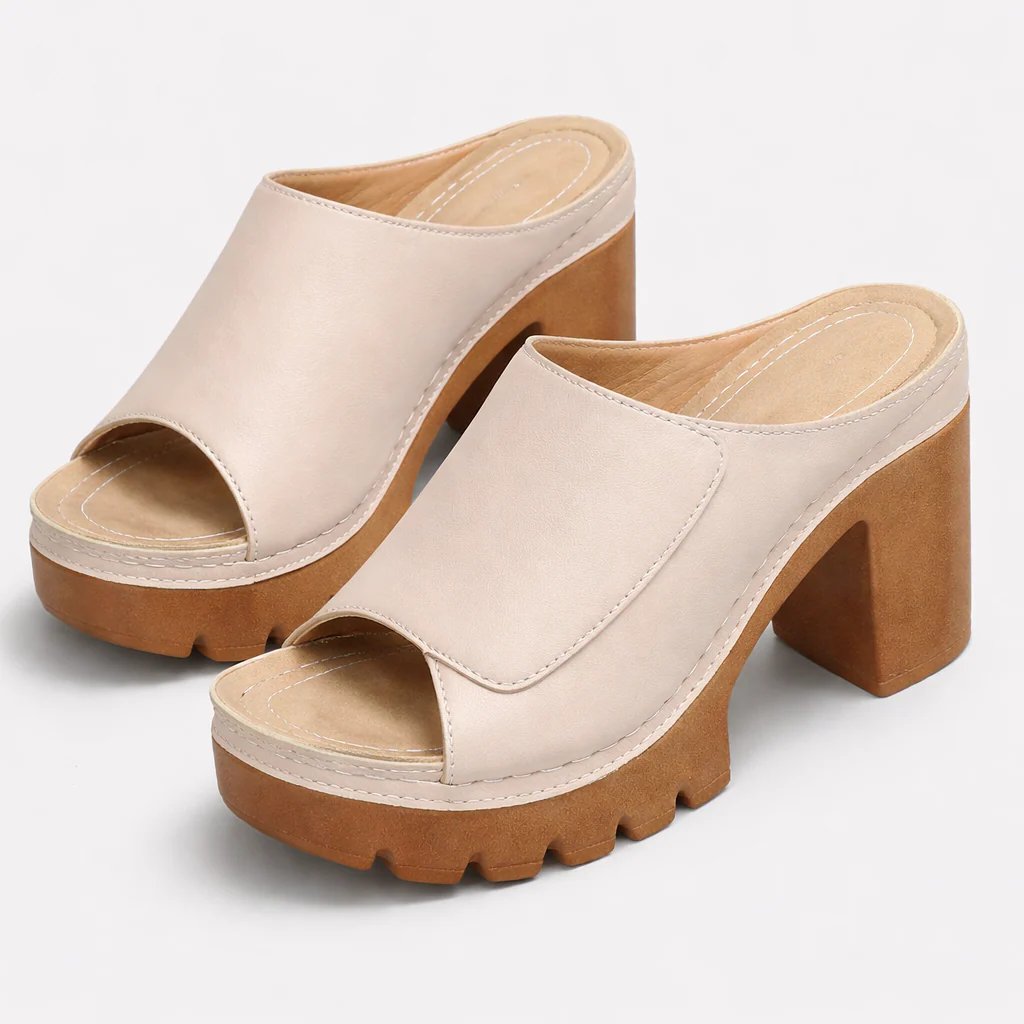 Kaitlyn™ | Platform Wedge Ankle Strap Sandals