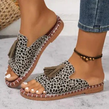 Molly™ | Colorful Tassel Slip-On Sandals