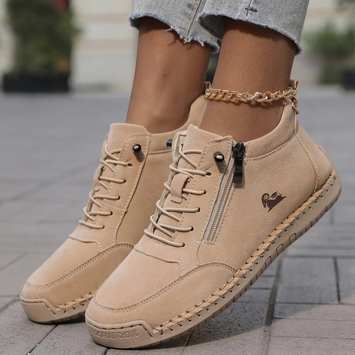 Samantha™ | Orthopedic Zip-Up Wide Fit Sneakers