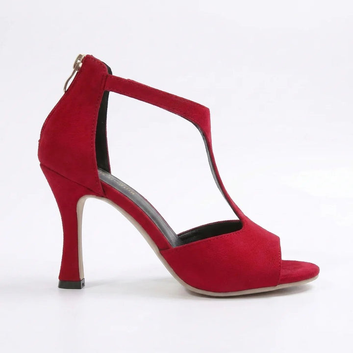 Kinsley™ | Stiletto Heel Cut-Out Strap Sandals