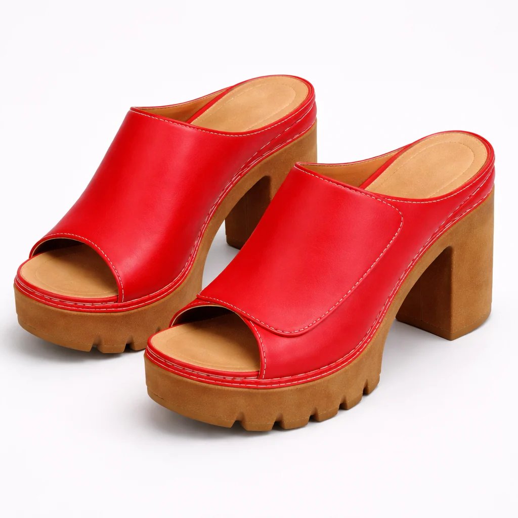 Kaitlyn™ | Platform Wedge Ankle Strap Sandals