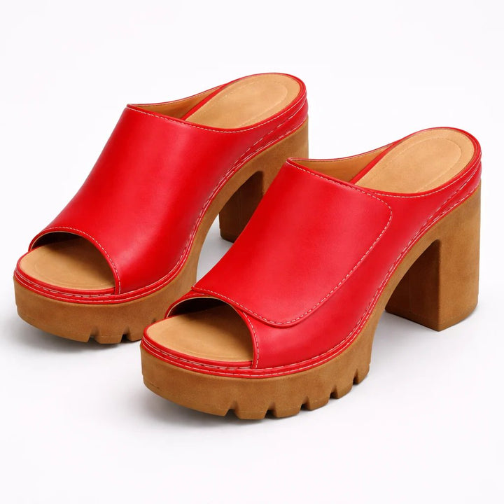 Kaitlyn™ | Platform Wedge Ankle Strap Sandals