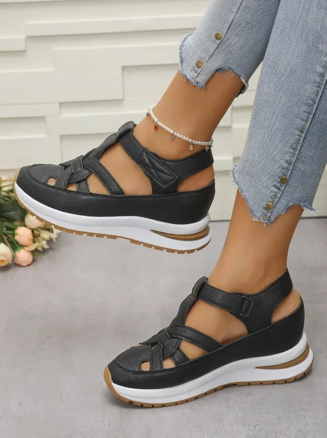 Emma™ | Cushioned Wedge Comfort Sandals