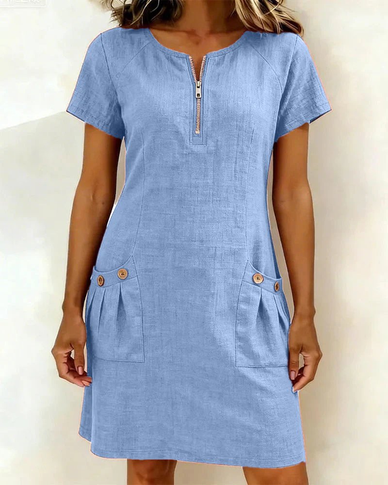Emilia™ | Lightweight Short Sleeve Casual Dress