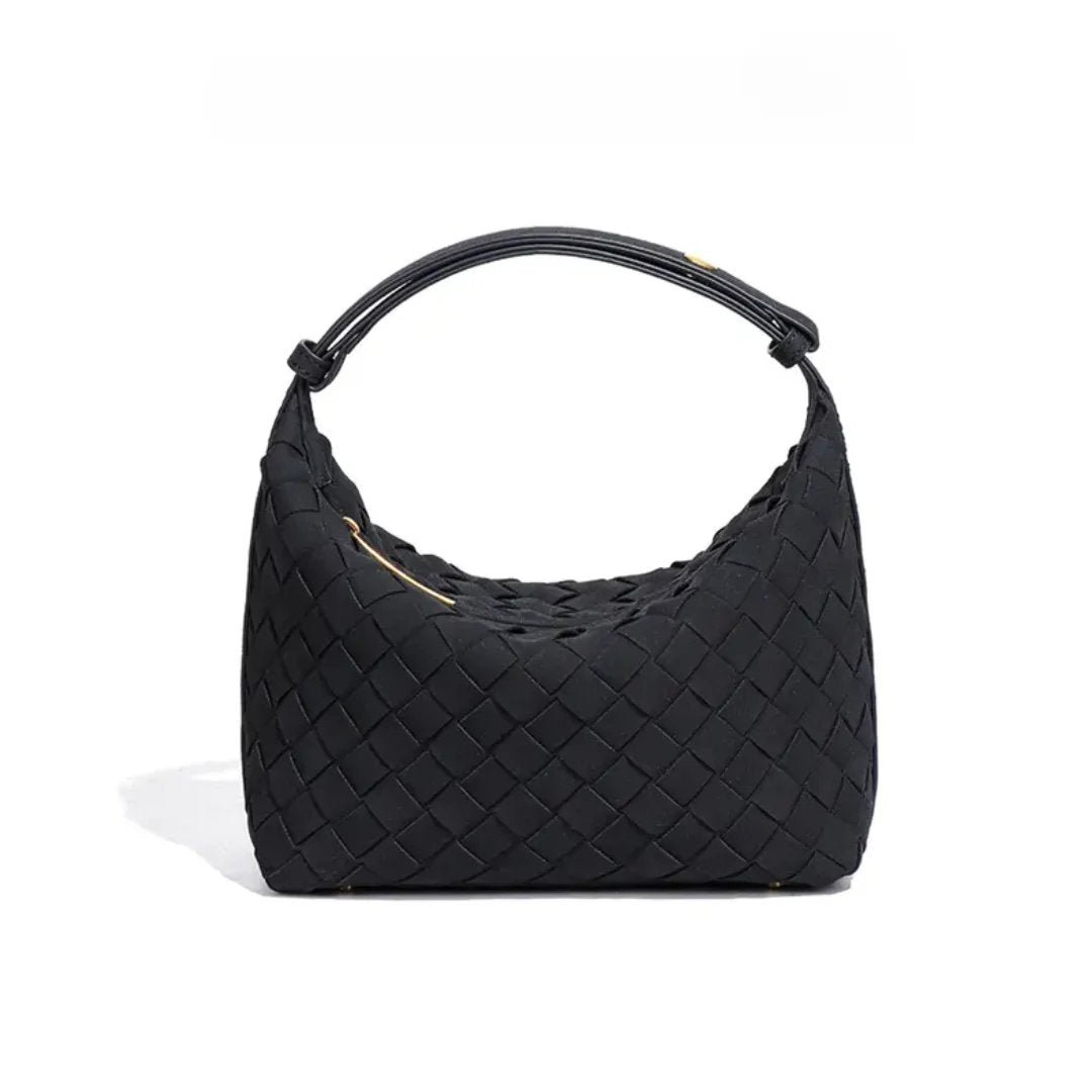Emma™ | Matte Woven Structured Handbag