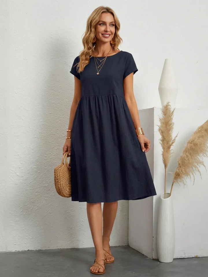 Charlotte™ | Relaxed Tummy Covering Pocket Dress
