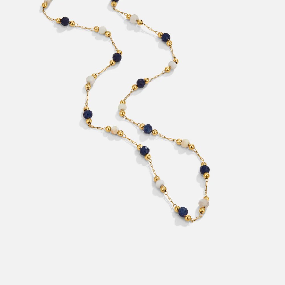 Andrea™ | Layered Beaded Chain Necklace
