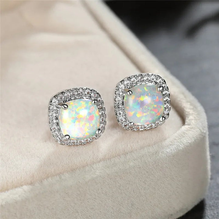 Brynlee™ | Elegant Opal Stud Earrings