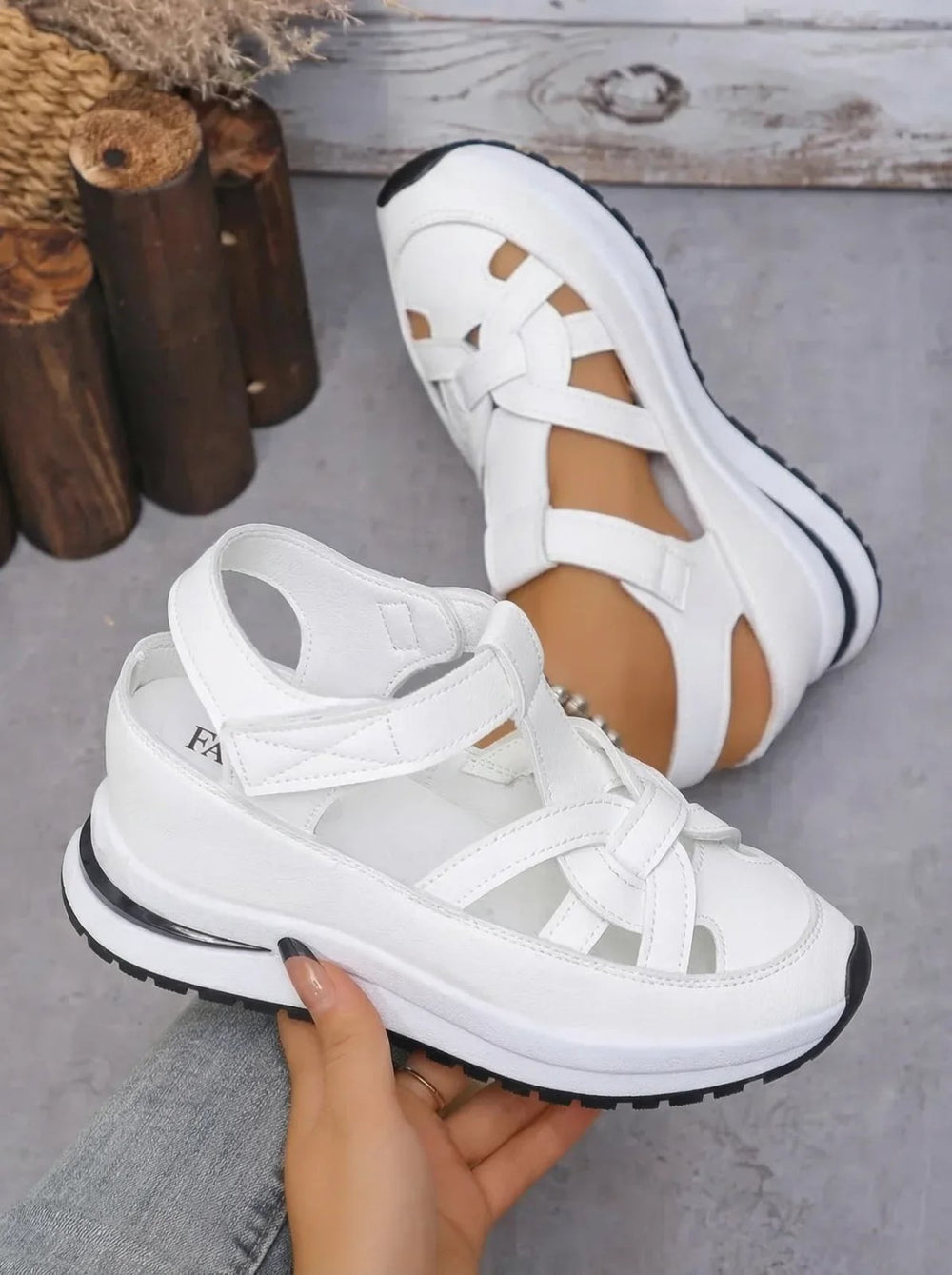 Emma™ | Cushioned Wedge Comfort Sandals