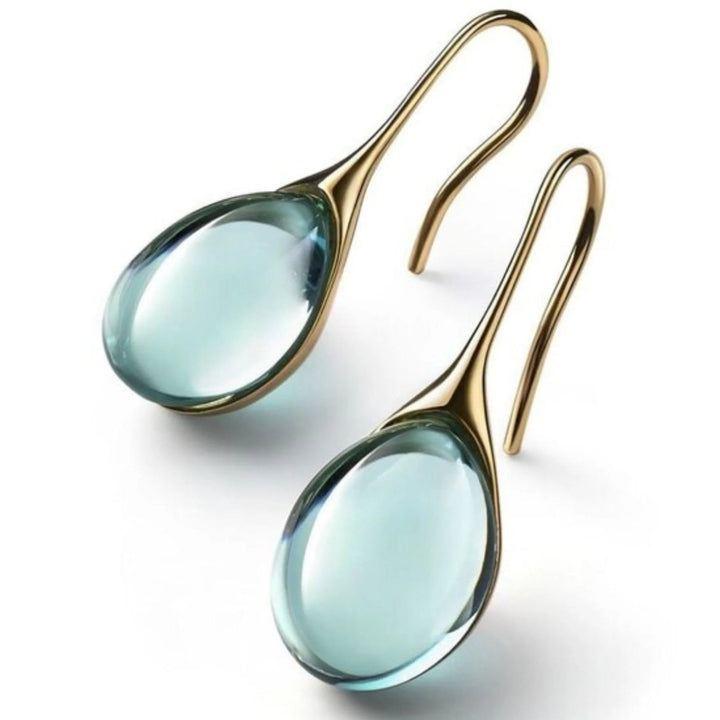 Eloise™ | Elegant Drop Earrings with Gemstone
