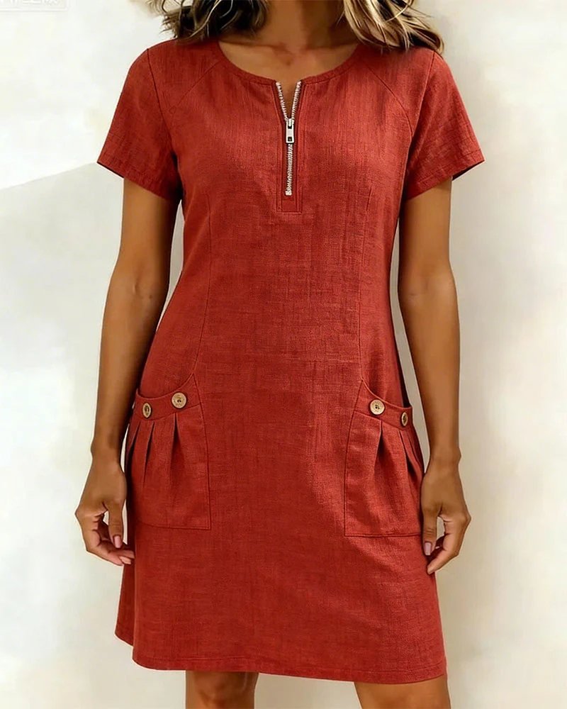 Emilia™ | Lightweight Short Sleeve Casual Dress