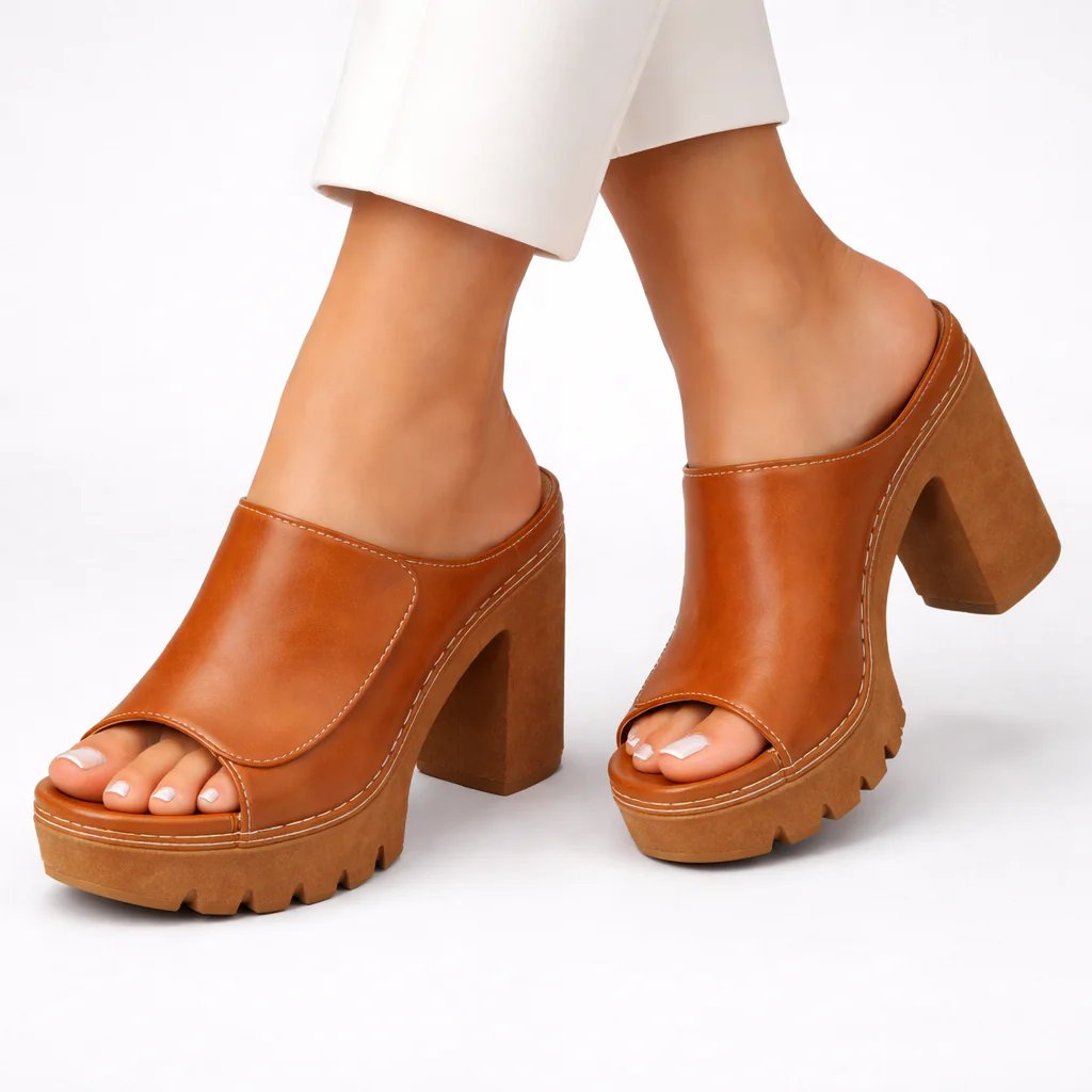 Kaitlyn™ | Platform Wedge Ankle Strap Sandals
